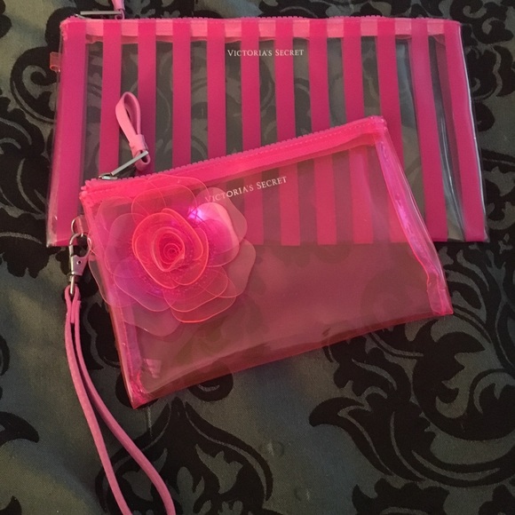 Victoria's Secret Handbags - Victoria Secret Clear makeup bags